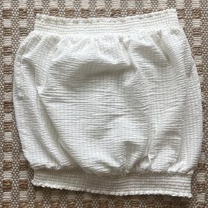 Anthropologie White Tube Top